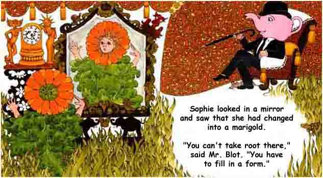 Sophie turns into a marigold