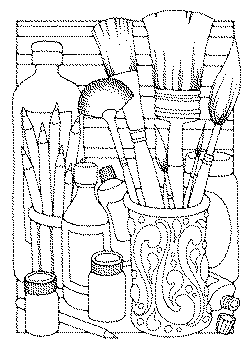 Paints and Brushes