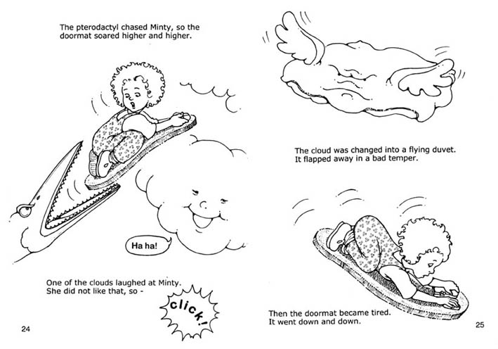 Chased by a pterodactyl